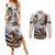 Kentucky Horse Racing Couples Matching Summer Maxi Dress and Long Sleeve Button Shirt For The Roses