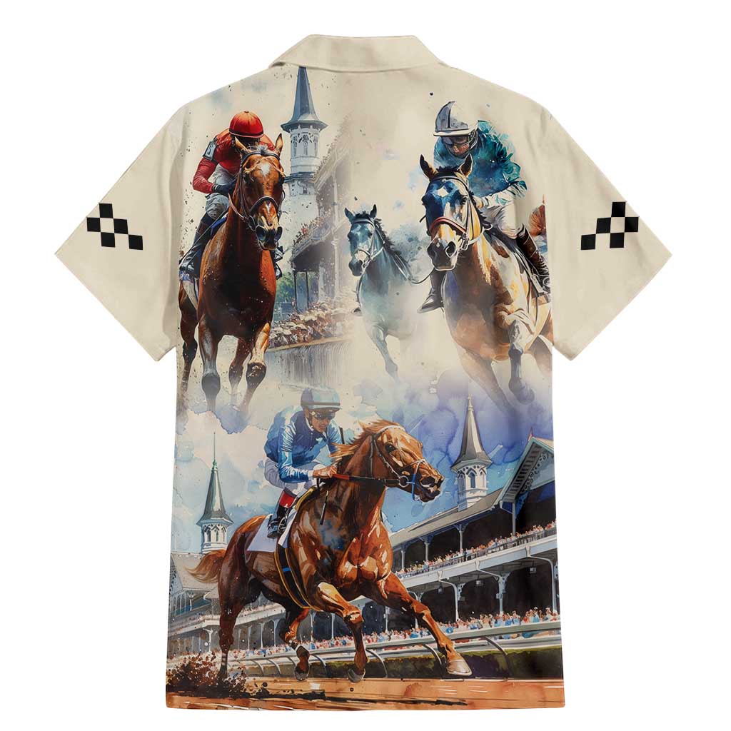 Kentucky Horse Racing Family Matching Mermaid Dress and Hawaiian Shirt For The Roses