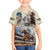 Kentucky Horse Racing Family Matching Off The Shoulder Long Sleeve Dress and Hawaiian Shirt For The Roses