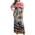Kentucky Horse Racing Family Matching Off Shoulder Maxi Dress and Hawaiian Shirt For The Roses