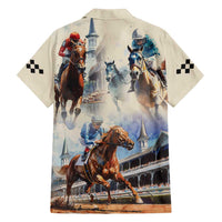 Kentucky Horse Racing Family Matching Puletasi and Hawaiian Shirt For The Roses