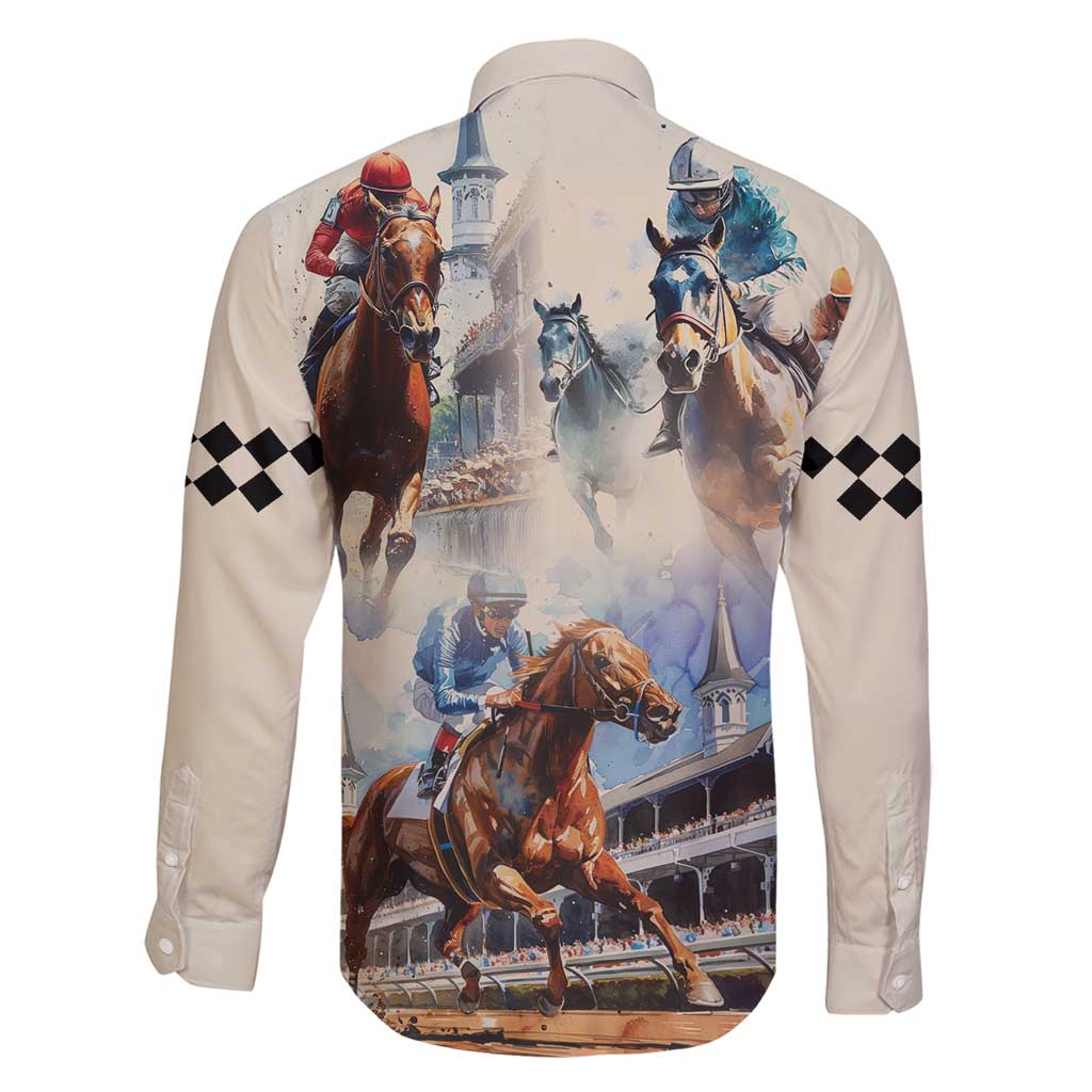 Kentucky Horse Racing Family Matching Puletasi and Hawaiian Shirt For The Roses