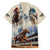 Kentucky Horse Racing Family Matching Short Sleeve Bodycon Dress and Hawaiian Shirt For The Roses
