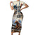 Kentucky Horse Racing Family Matching Short Sleeve Bodycon Dress and Hawaiian Shirt For The Roses