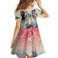 Kentucky Horse Racing Family Matching Summer Maxi Dress and Hawaiian Shirt For The Roses