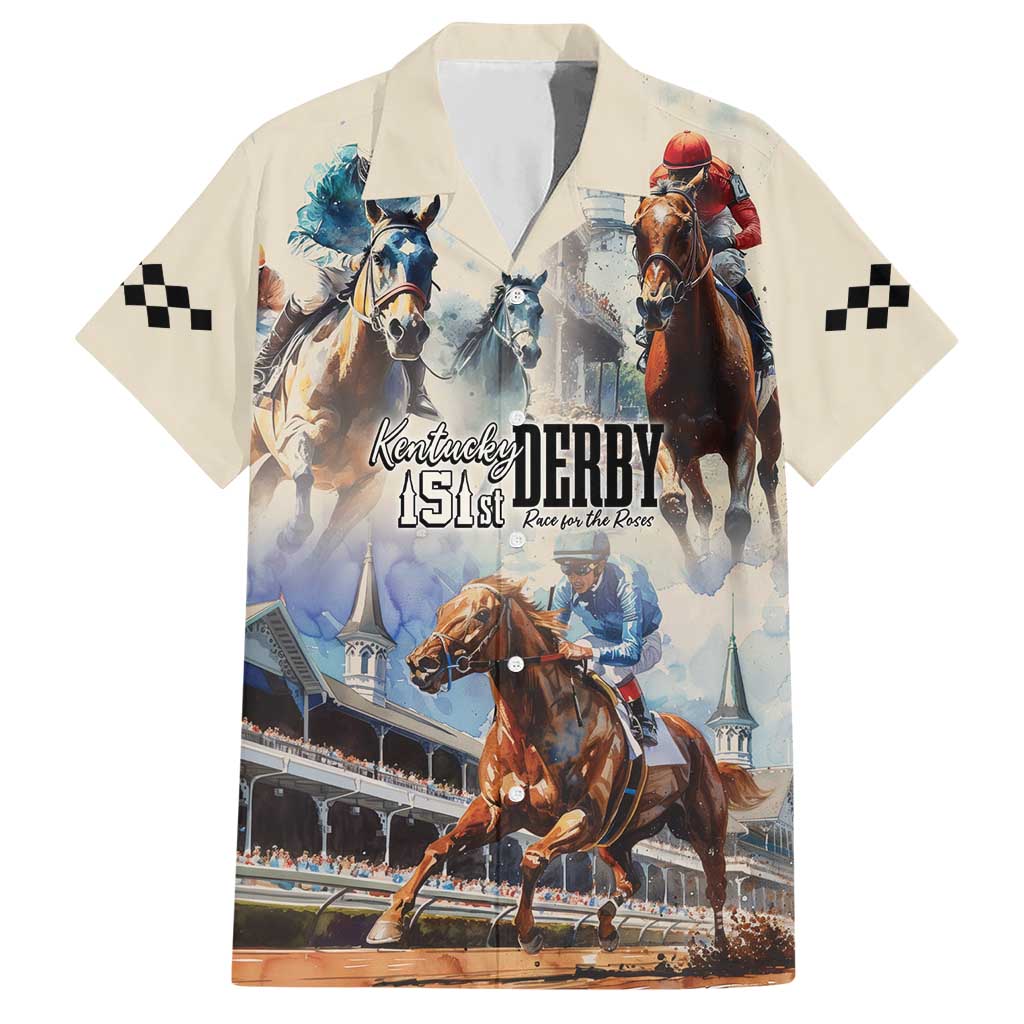 Kentucky Horse Racing Hawaiian Shirt For The Roses