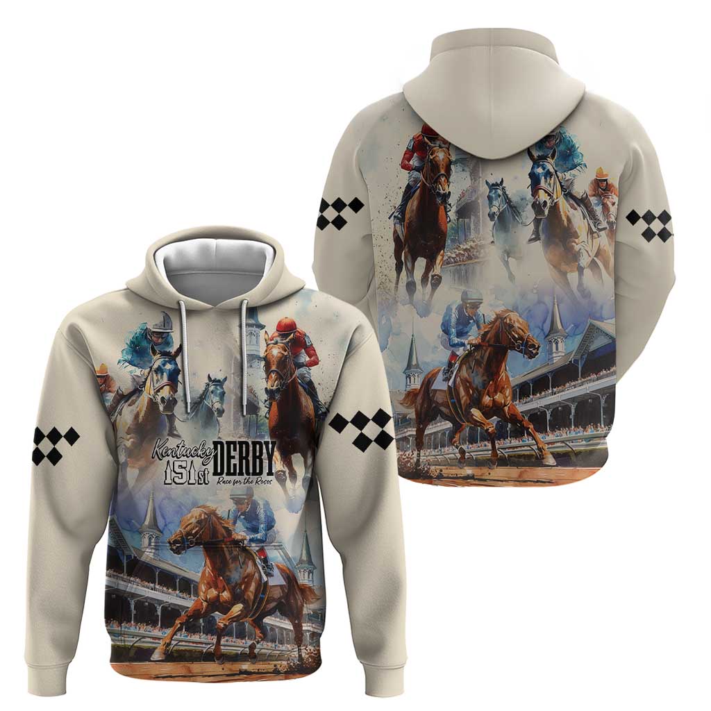 Kentucky Horse Racing Hoodie For The Roses
