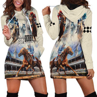 Kentucky Horse Racing Hoodie Dress For The Roses