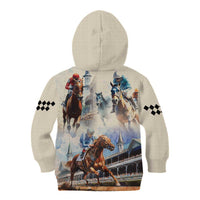 Kentucky Horse Racing Kid Hoodie For The Roses