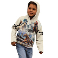 Kentucky Horse Racing Kid Hoodie For The Roses