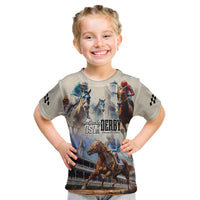 Kentucky Horse Racing Kid T Shirt For The Roses