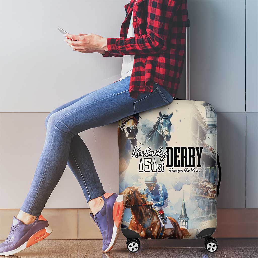 Kentucky Horse Racing Luggage Cover For The Roses