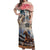 Kentucky Horse Racing Off Shoulder Maxi Dress For The Roses