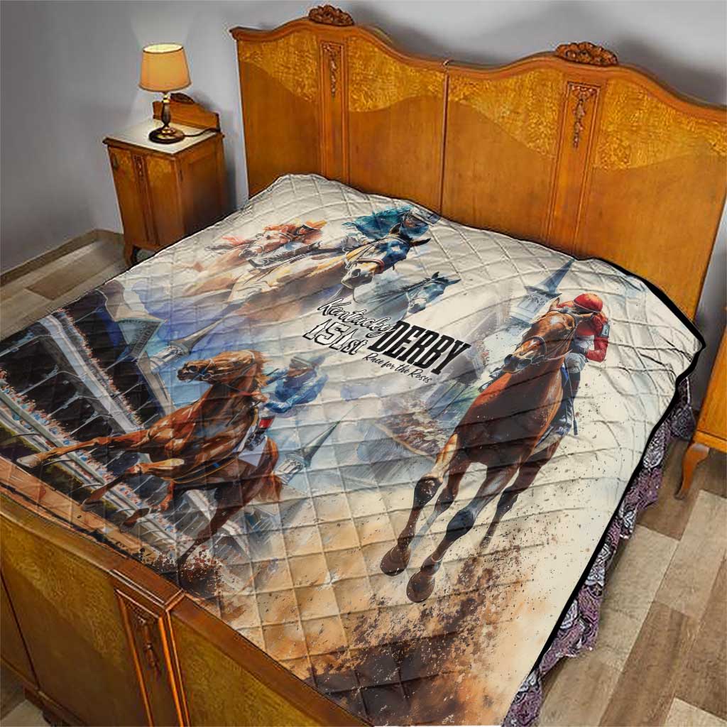 Kentucky Horse Racing Quilt For The Roses