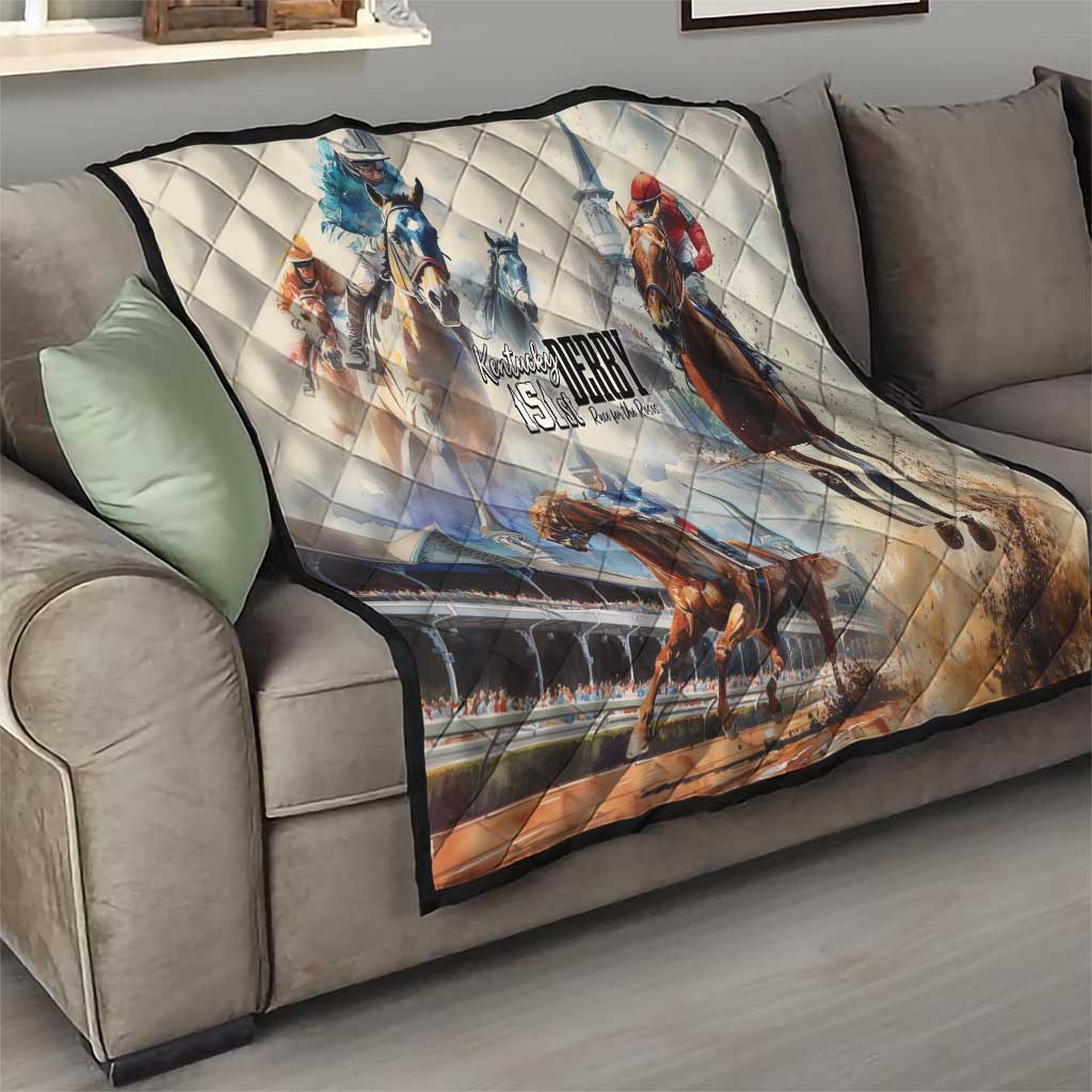 Kentucky Horse Racing Quilt For The Roses