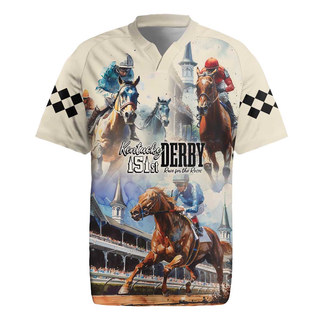 Kentucky Horse Racing Rugby Jersey For The Roses