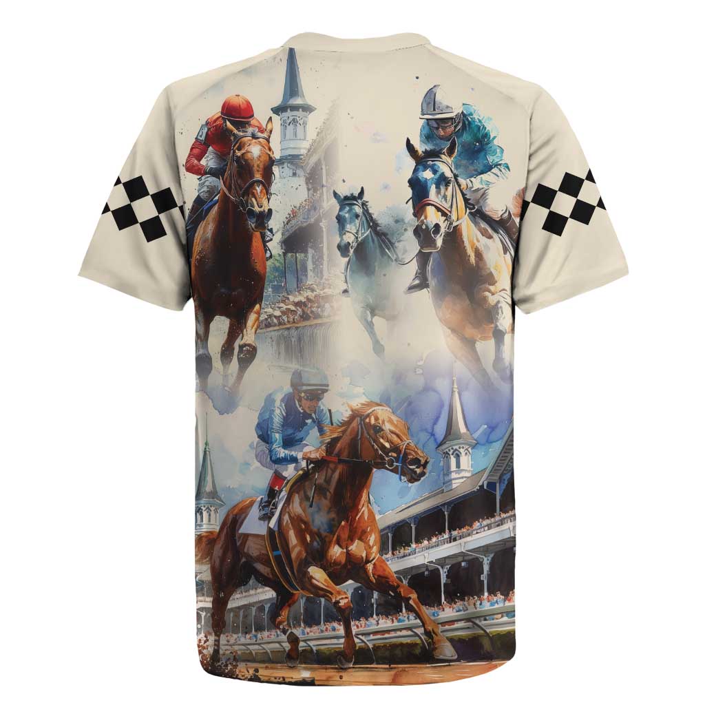 Kentucky Horse Racing Rugby Jersey For The Roses