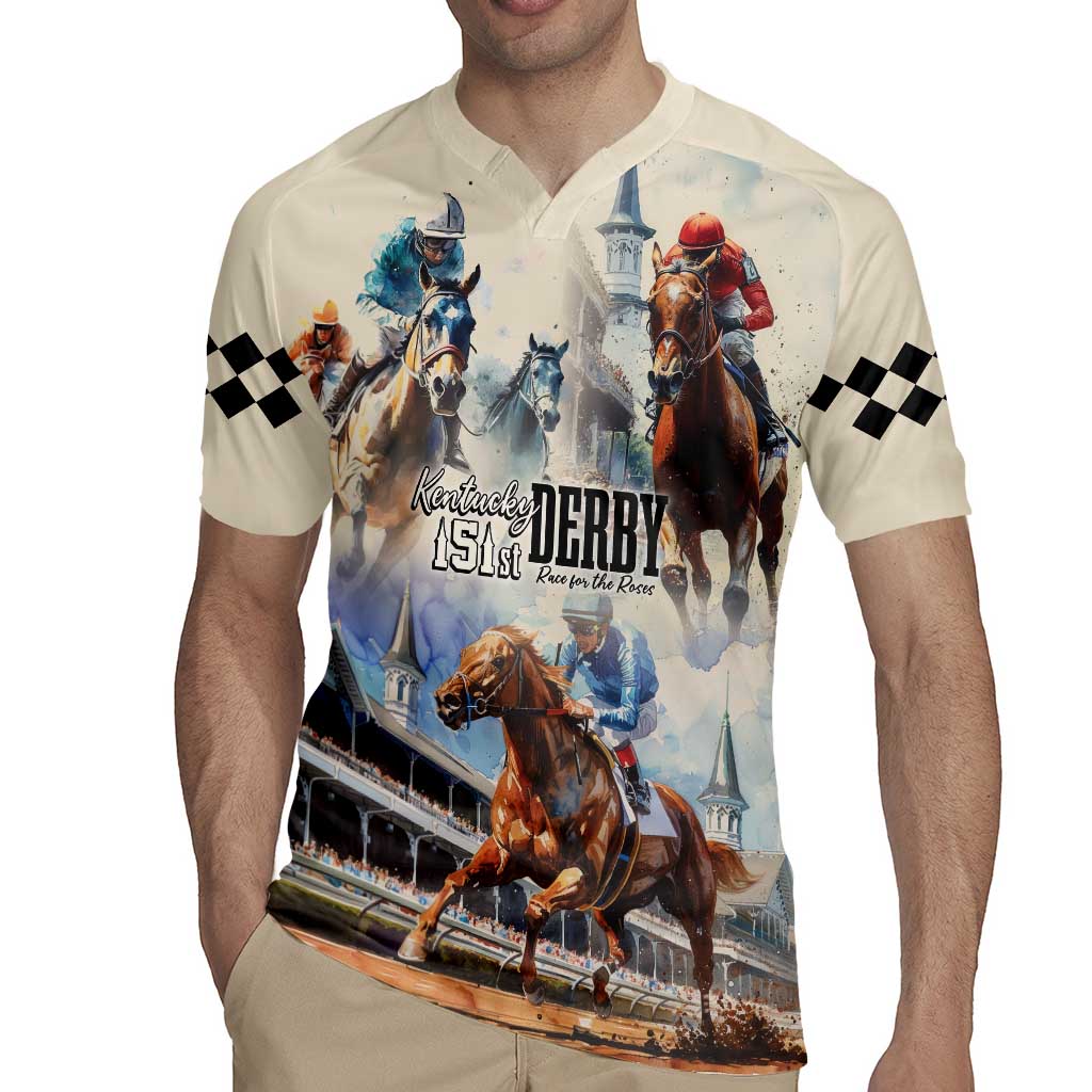 Kentucky Horse Racing Rugby Jersey For The Roses