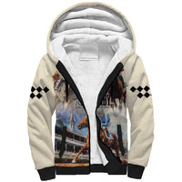 Kentucky Horse Racing Sherpa Hoodie For The Roses
