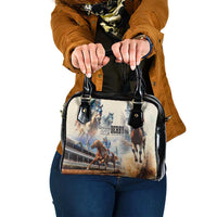 Kentucky Horse Racing Shoulder Handbag For The Roses