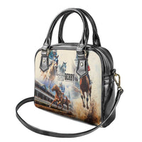 Kentucky Horse Racing Shoulder Handbag For The Roses