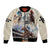 Kentucky Horse Racing Sleeve Zip Bomber Jacket For The Roses
