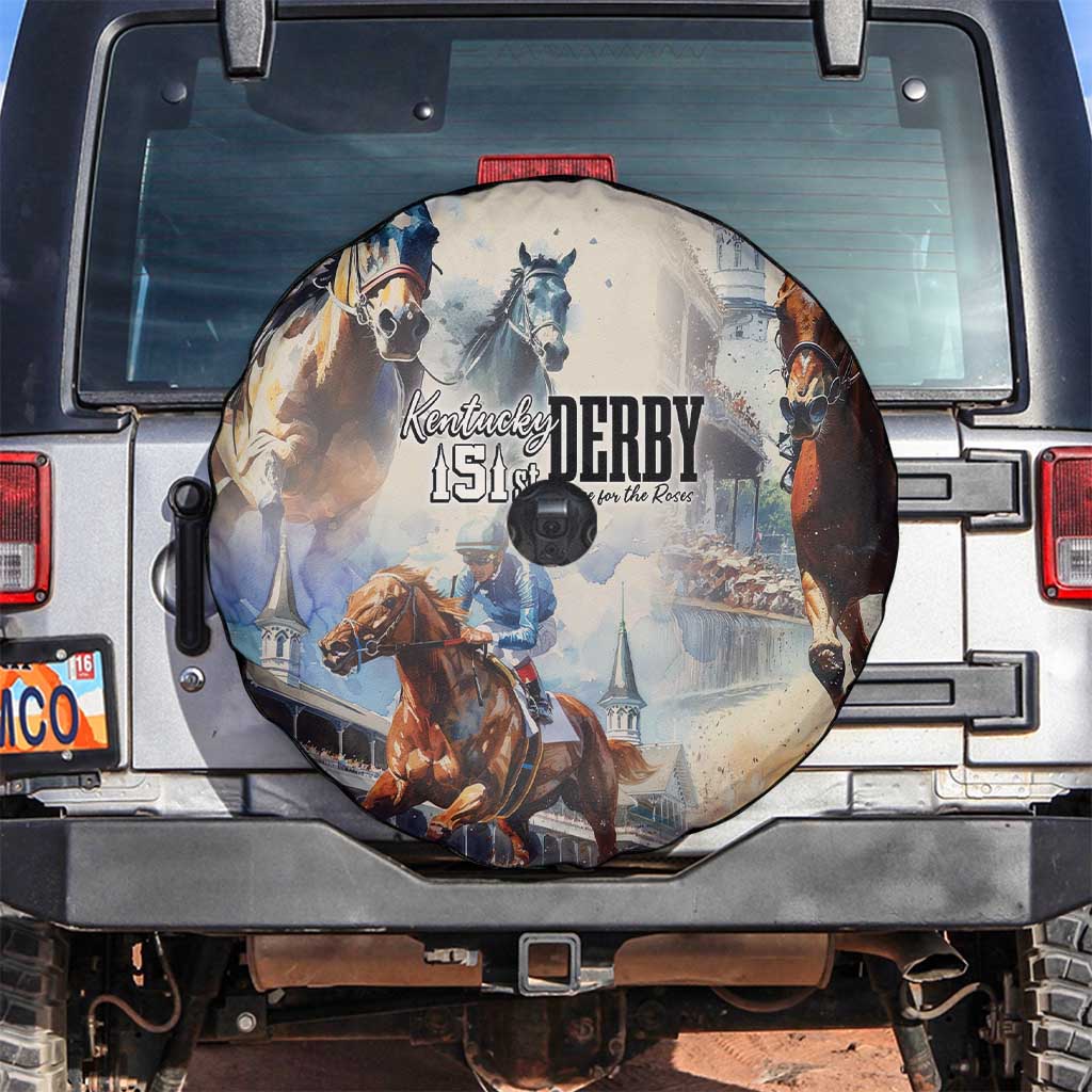 Kentucky Horse Racing Spare Tire Cover For The Roses