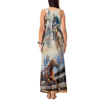 Kentucky Horse Racing Tank Maxi Dress For The Roses