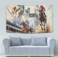 Kentucky Horse Racing Tapestry For The Roses