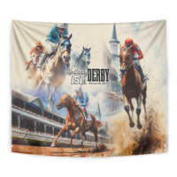 Kentucky Horse Racing Tapestry For The Roses