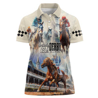 Kentucky Horse Racing Women Polo Shirt For The Roses
