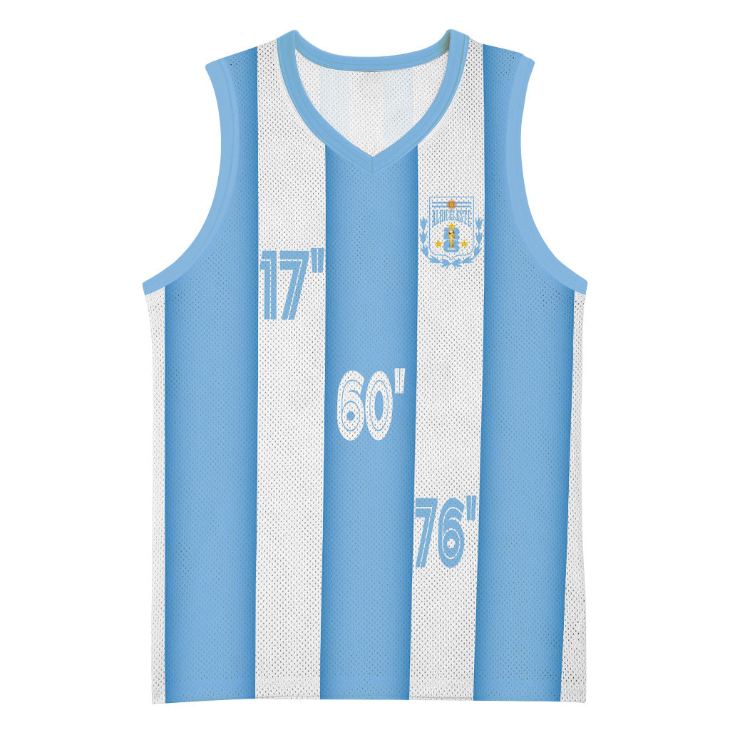 Argentina WC26 Hattrick - Making New History Basketball Jersey