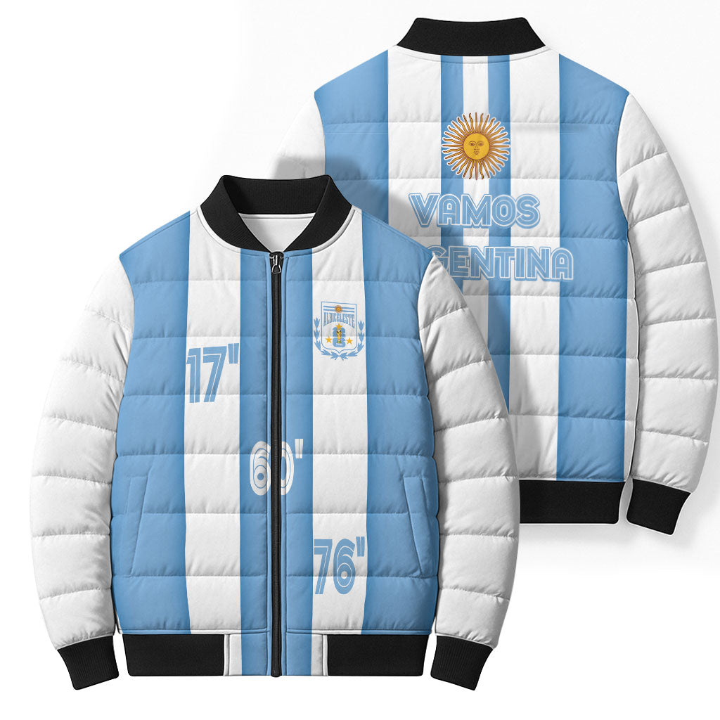 Argentina WC26 Hattrick - Making New History Bomber Puffer Jacket