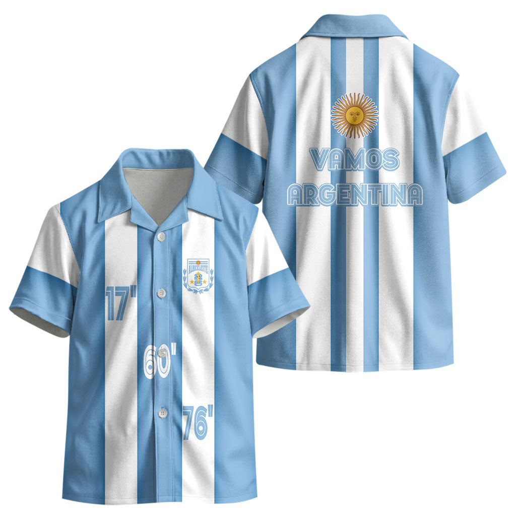 Argentina WC26 Hattrick - Making New History Kid Hawaiian Shirt LT7