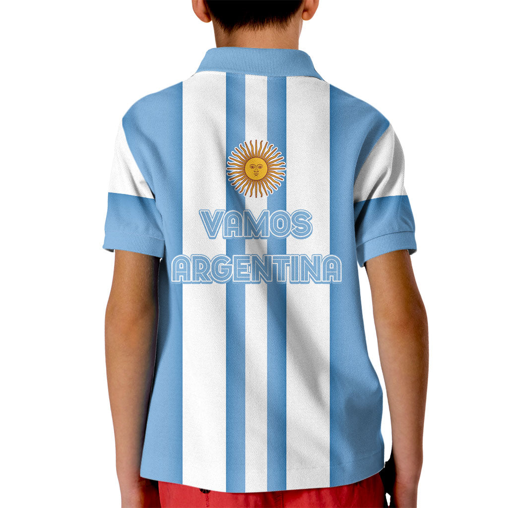 Argentina WC26 Hattrick - Making New History Kid Polo Shirt