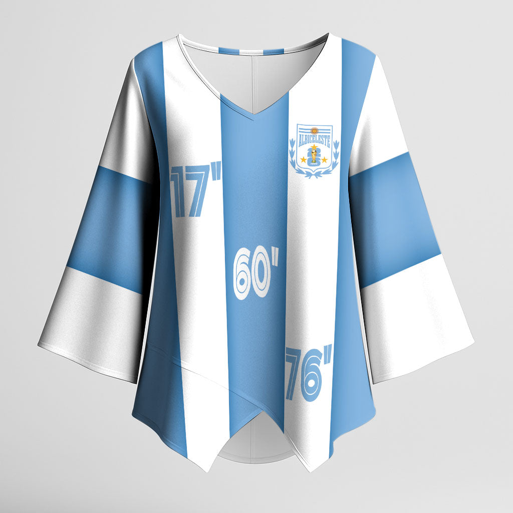 Argentina WC26 Hattrick - Making New History Kimono Sleeve Blouse