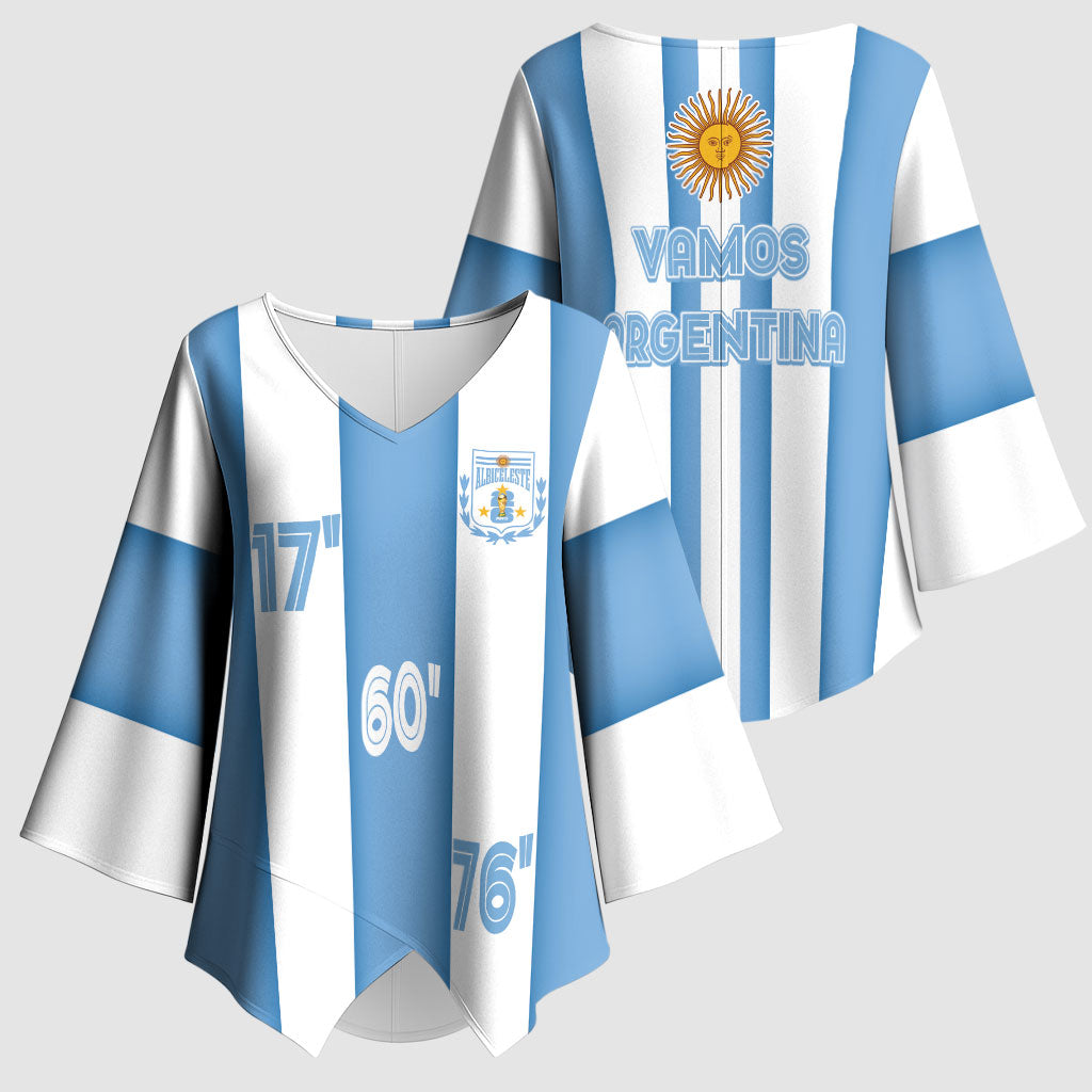 Argentina WC26 Hattrick - Making New History Kimono Sleeve Blouse