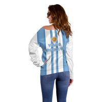 Argentina WC26 Hattrick - Making New History Off Shoulder Sweater
