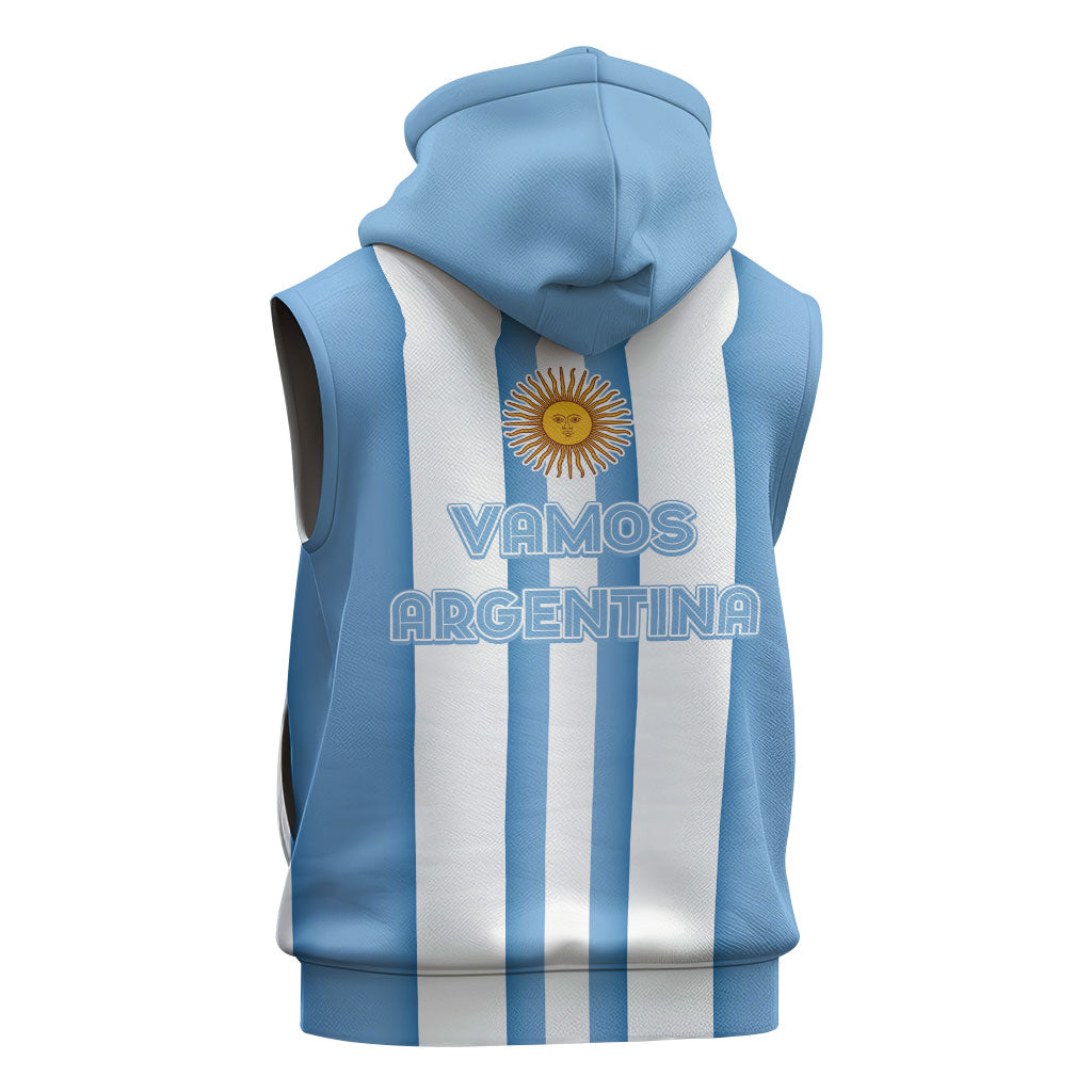 Argentina WC26 Hattrick - Making New History Sleeveless Hoodie