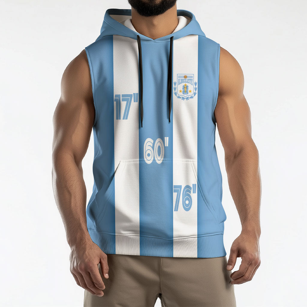 Argentina WC26 Hattrick - Making New History Sleeveless Hoodie