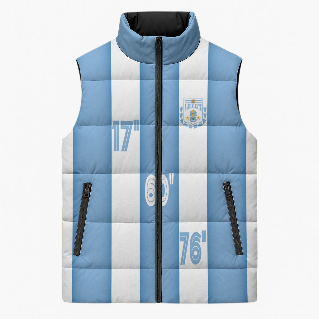 Argentina WC26 Hattrick - Making New History Sleeveless Puffer Jacket