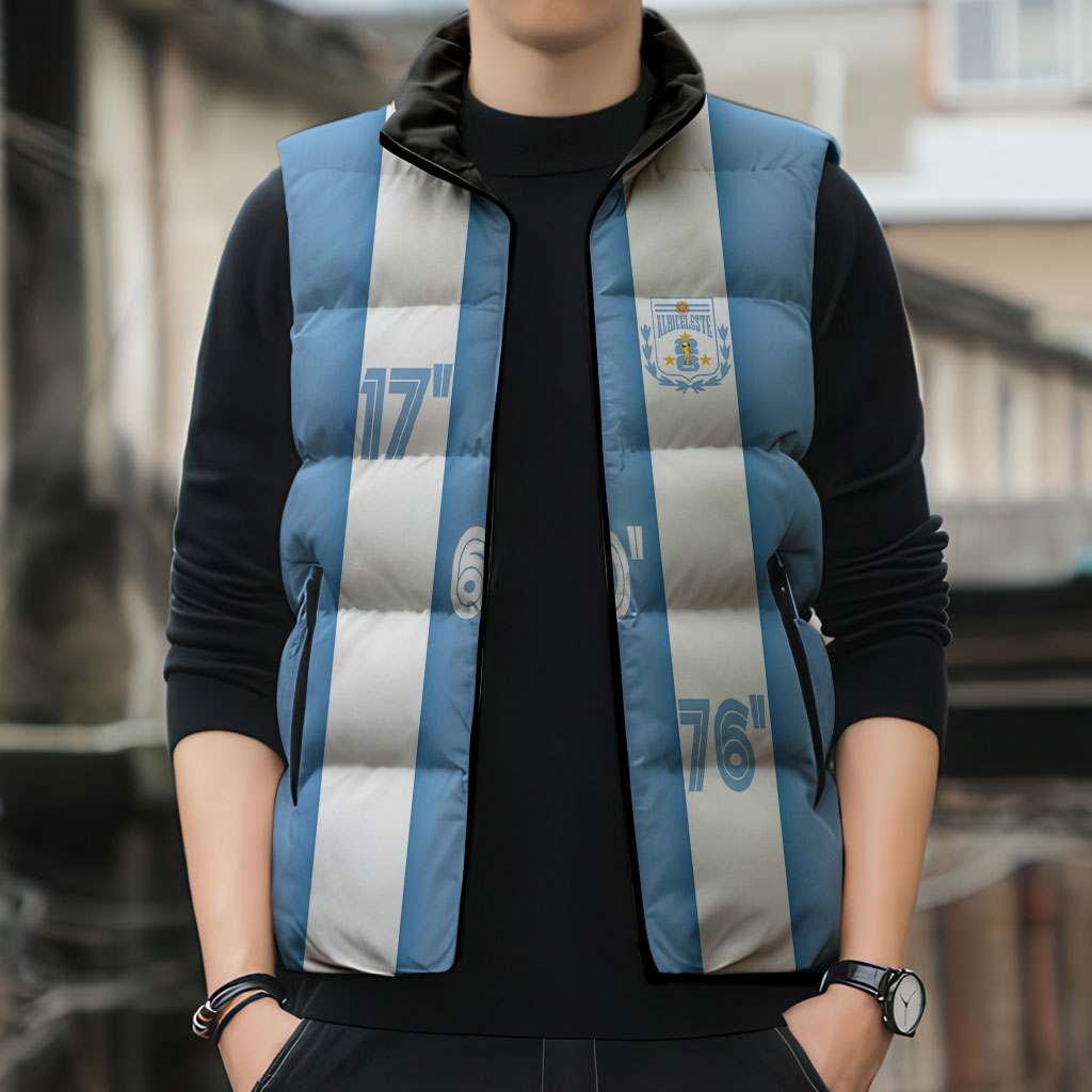 Argentina WC26 Hattrick - Making New History Sleeveless Puffer Jacket