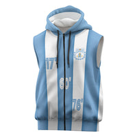 Argentina WC26 Hattrick - Making New History Sleeveless Zip Hoodie