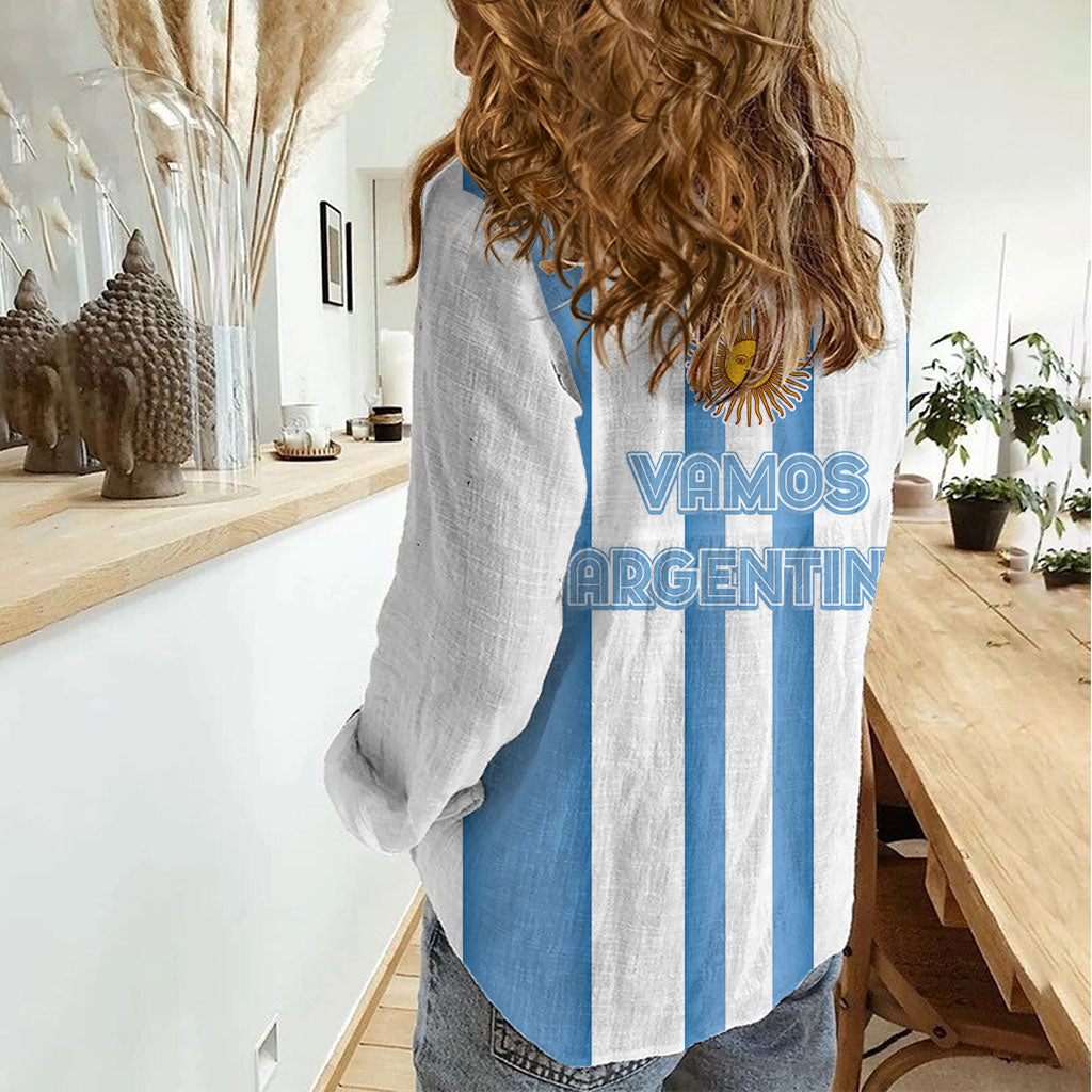 Argentina WC26 Hattrick - Making New History Women Casual Shirt