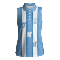Argentina WC26 Hattrick - Making New History Women Sleeveless Polo Shirt