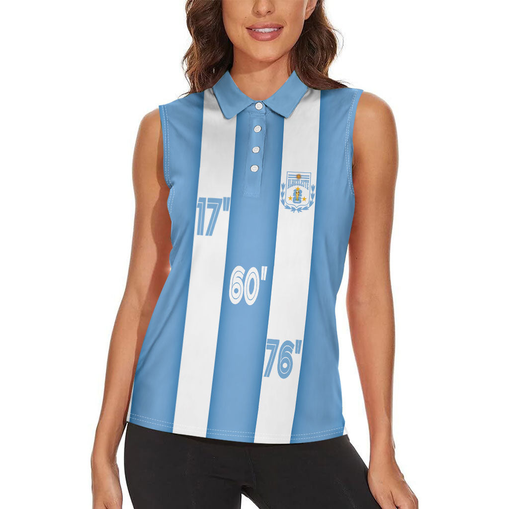 Argentina WC26 Hattrick - Making New History Women Sleeveless Polo Shirt