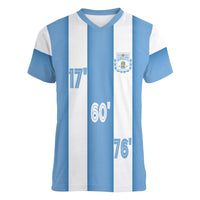 Argentina WC26 Hattrick - Making New History Women V-Neck T-Shirt