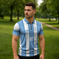 Argentina WC26 Hattrick - Making New History Zipper Polo Shirt
