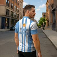 Argentina WC26 Hattrick - Making New History Zipper Polo Shirt