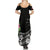 Personalised Polynesian Summer Maxi Dress With Yorkshire Terrier Floral Style - Wonder Print Shop